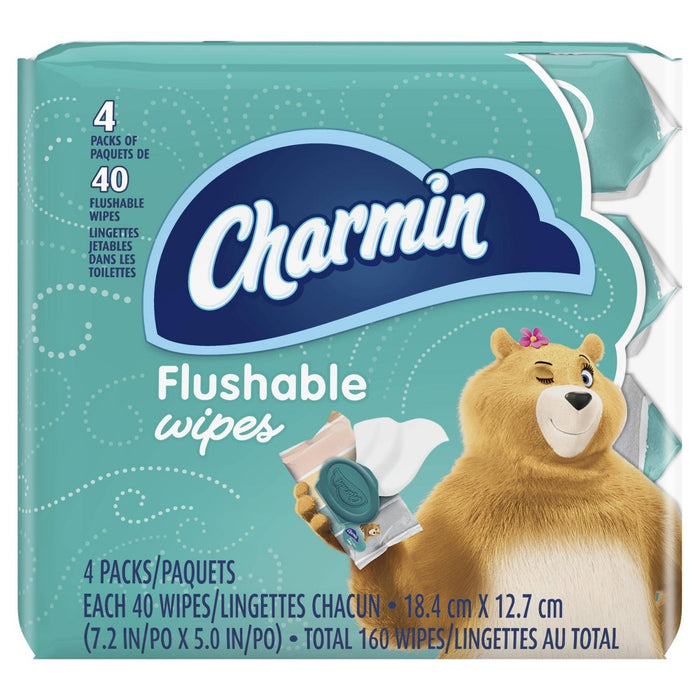 Charmin Freshmates Flushable Wipes - 4pk