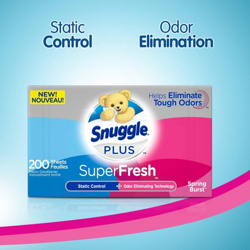 Snuggle Super Fresh Sheet Spring Burst - 200ct