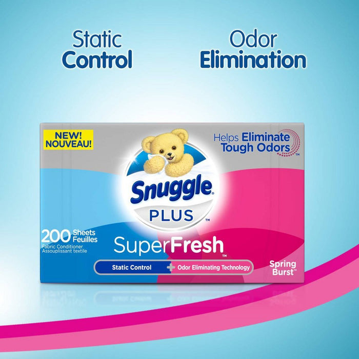 Snuggle Super Fresh Sheet Spring Burst - 200ct