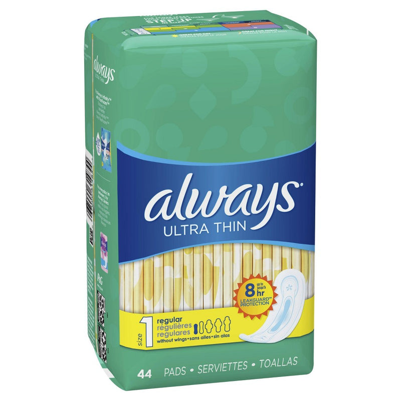 Always Ultra Thin Regular Pads - Size 1 - 44ct