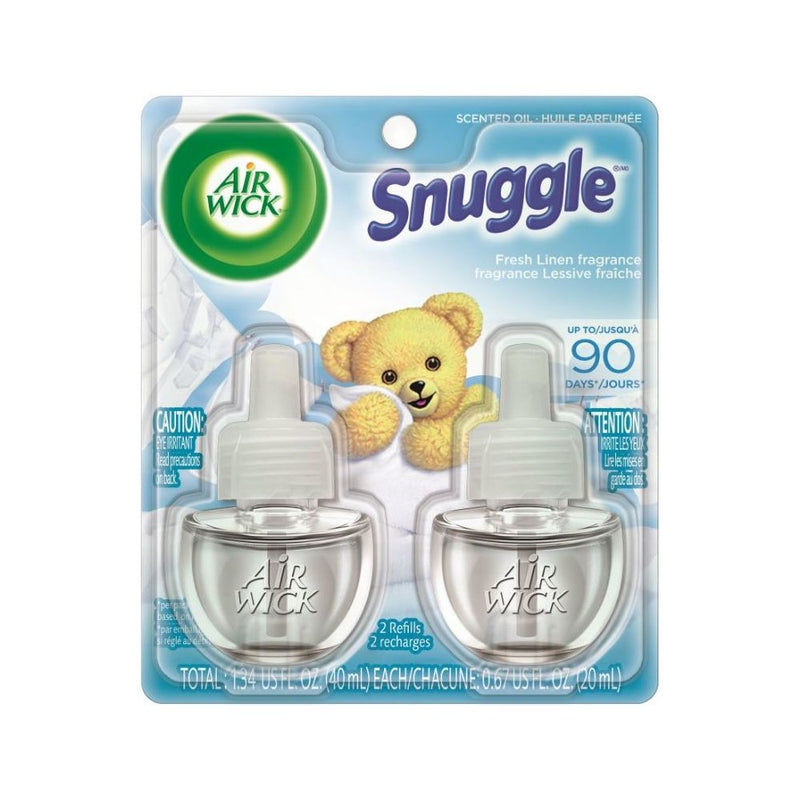Air Wick Snuggle Fresh Linen Scented Oil Air Freshener Refill - 1.34oz