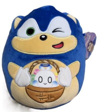 Squishmallows Original 8 Inch Sonic The Hedgehog Holding Easter Basket With Chao 2026