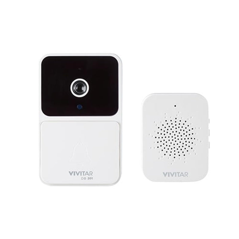 Vivitar Smart Security Wifi Doorbell Camera W/USB Chime Kit DB201