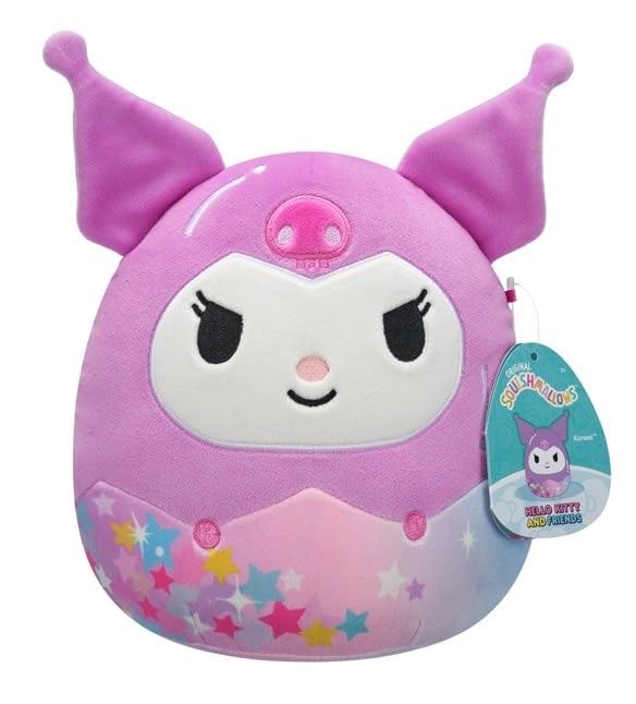 Hello Kitty Plush (8" Squishmallows)(Star Shine)(Kuromi)