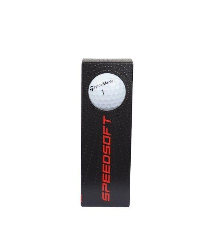 Taylormade Speedsoft Golf Balls (White, 3Pk) 1 Sleeve 2024