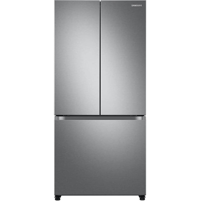 #1 SAMSUNG RF18A5101SR French Door Refrigerator, 18 Cu Ft, Silver (LOCAL PICKUP ONLY)