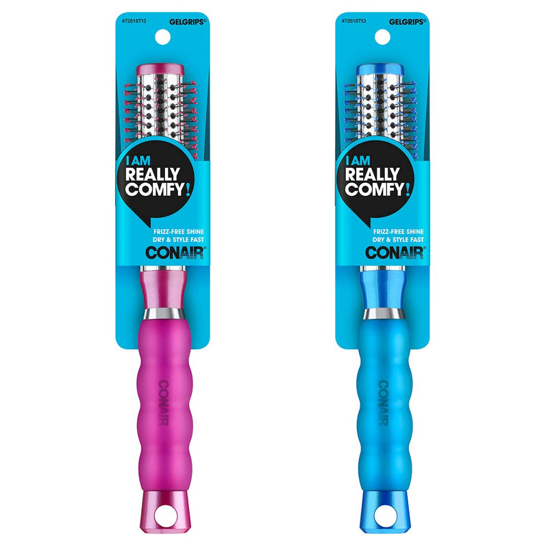 CONAIR Gel Grip Hot Metal Round Brush 1pk.6