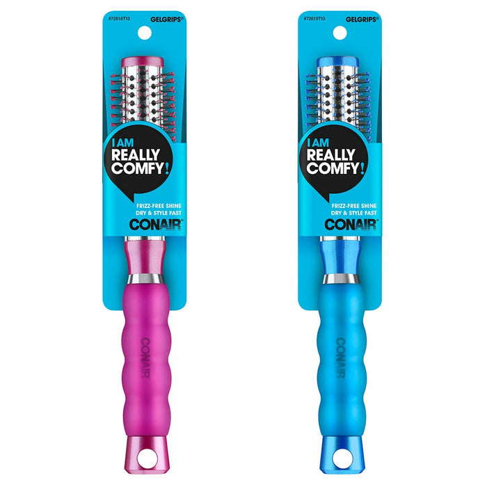 CONAIR Gel Grip Hot Metal Round Brush 1pk.6