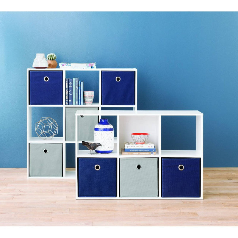 Fabric Cube Storage Bin Blue 11" - Room Essentials