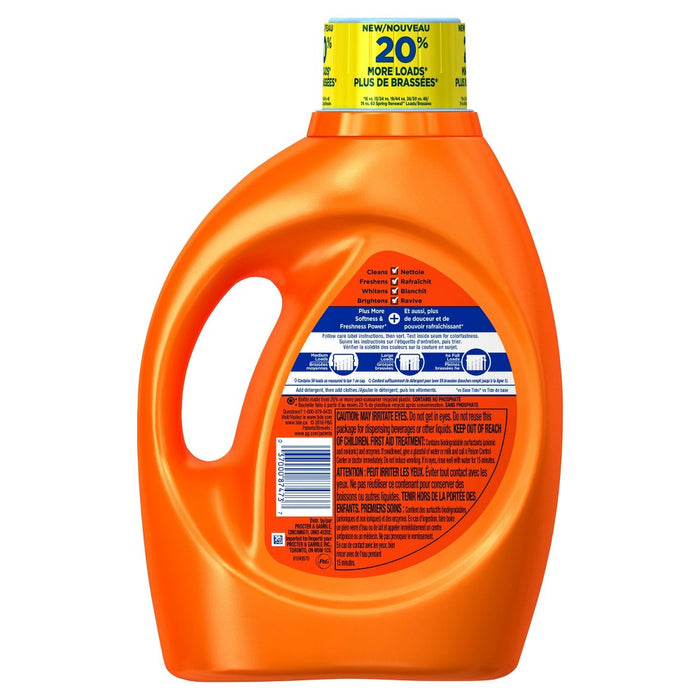 Tide Plus Downy April Fresh High Efficiency Liquid Laundry Detergent - 92 fl oz