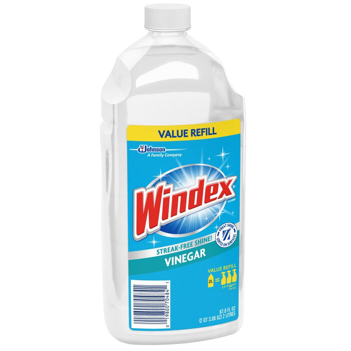 Windex Glass Cleaner Refill Vinegar - 67.6 fl oz