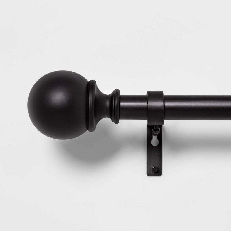 66"-120" Rod Ball Matte Black - Threshold& (LOCAL PICKUP ONLY)