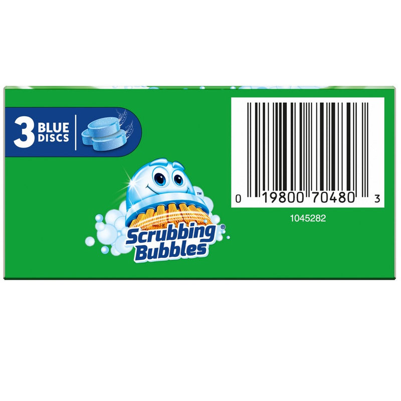 Scrubbing Bubbles Continuous Clean Drop-Ins - Blue Discs - 3ct/4.23oz