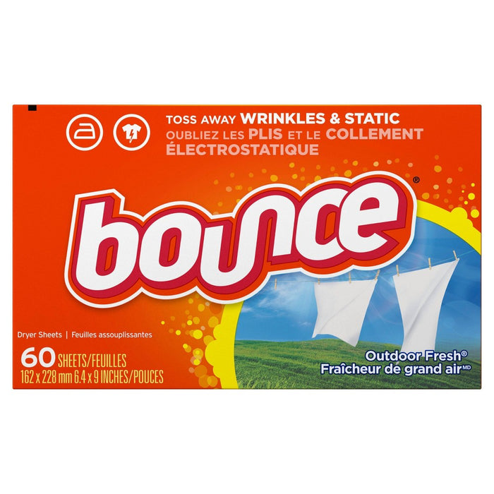 Bounce Outdoor Fresh Dryer Sheets - 60ct