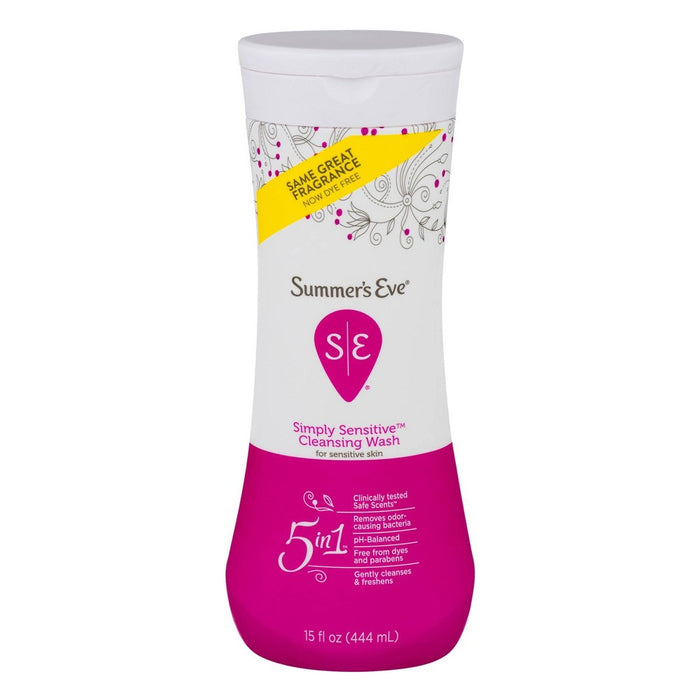 Summer's Eve Simply Sensitive Cleansing Wash - 15 fl oz