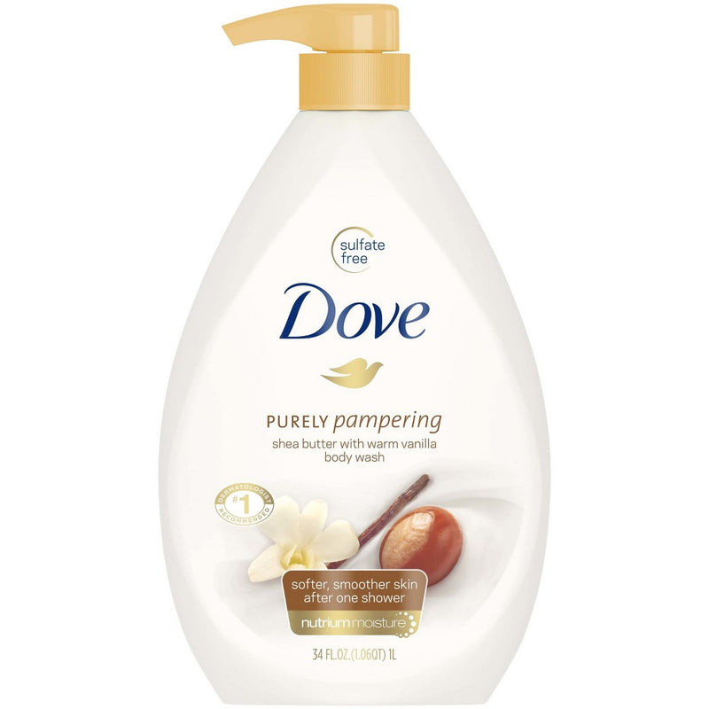 Dove Purely Pampering Shea Butter with Warm Vanilla Body Wash - 34 fl oz