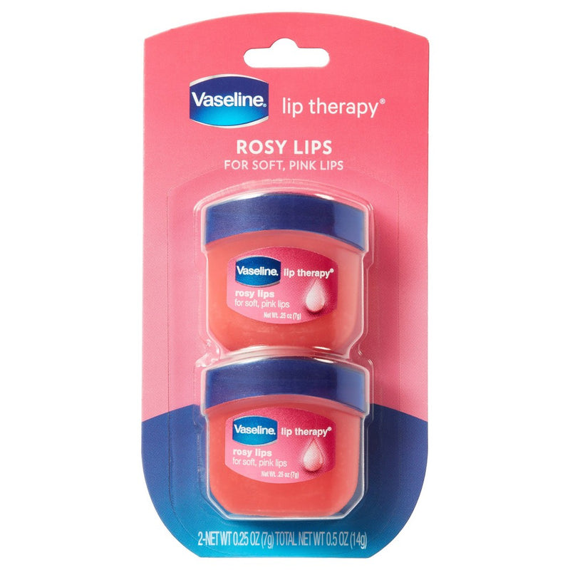 Vaseline Lip Therapy Rosy Lips Twin Pack - 2ct