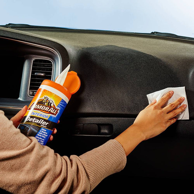 Armor All 25ct Interior Detailer Wipes Automotive Wash