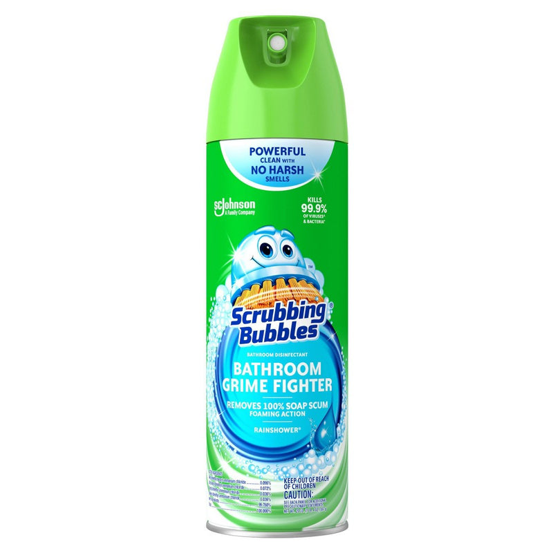 Scrubbing Bubbles Bathroom Grime Fighter Aerosol Rainshower - 20oz