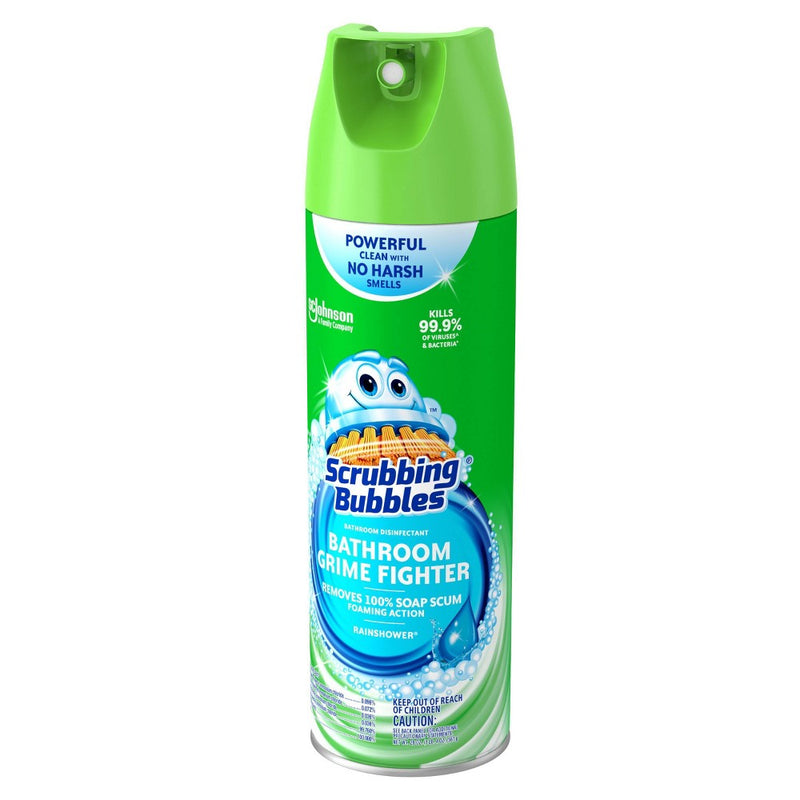 Scrubbing Bubbles Bathroom Grime Fighter Aerosol Rainshower - 20oz