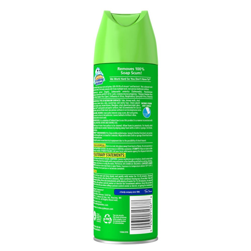 Scrubbing Bubbles Bathroom Grime Fighter Aerosol Rainshower - 20oz