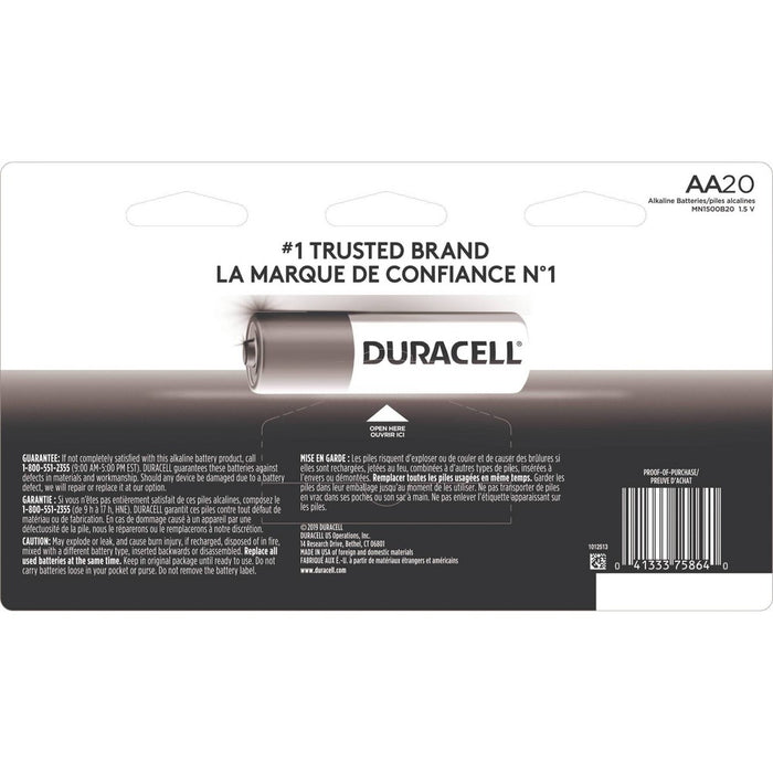 Duracell Coppertop AA Batteries 20ct