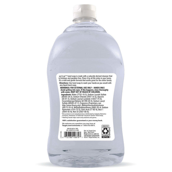 Clear Liquid Hand Soap - 56oz - Up&Up&1