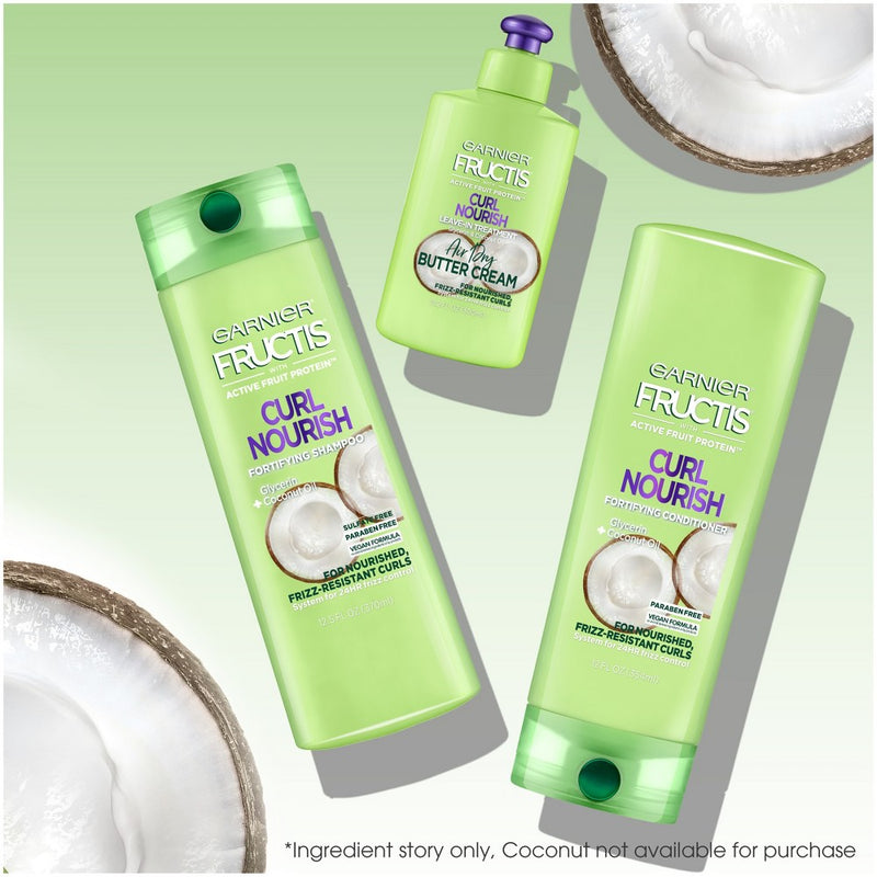 Garnier Fructis Curl Nourish Sulfate-Free Shampoo - 12.5 fl oz