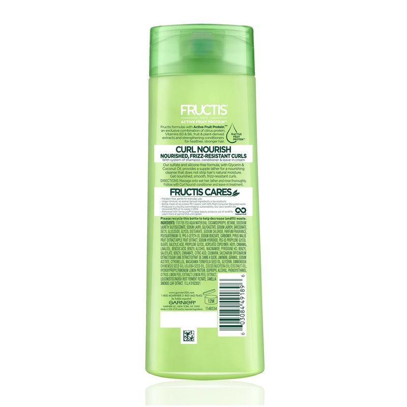 Garnier Fructis Curl Nourish Sulfate-Free Shampoo - 12.5 fl oz