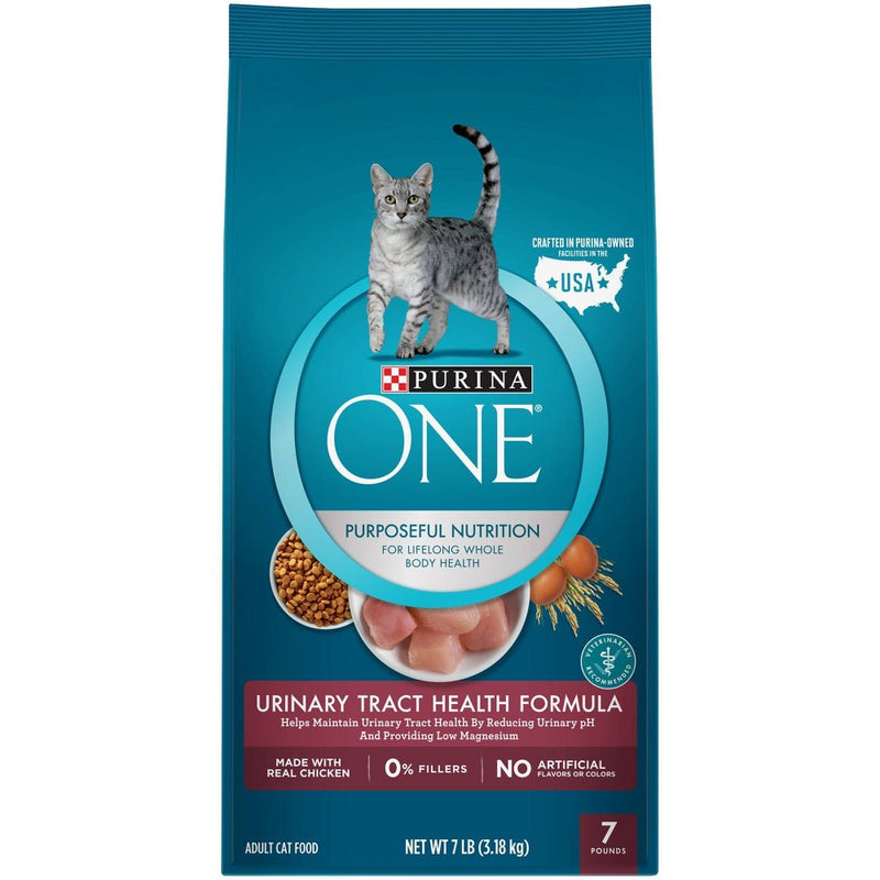Purina ONE Urinary Tract Health Formula Adult Premium Dry Cat Food - 7lbs