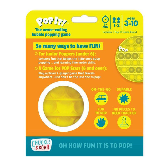 Chuckle & Roar Pop it! - The Take Anywhere Bubble Popping Game