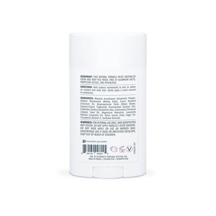 Schmidt's Lavender + Sage Aluminum-Free Natural Deodorant Stick - 2.65oz