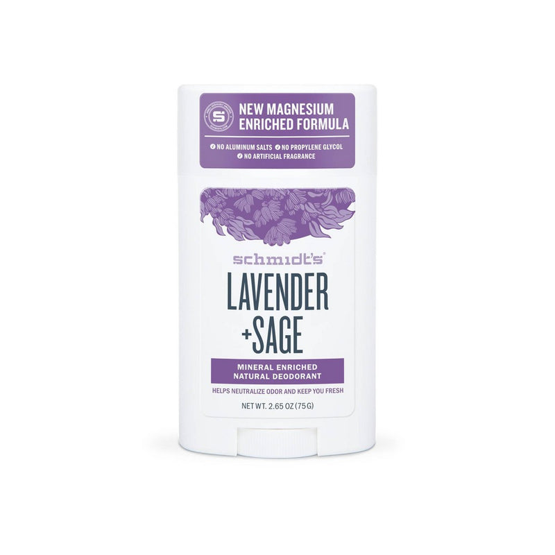 Schmidt's Lavender + Sage Aluminum-Free Natural Deodorant Stick - 2.65oz