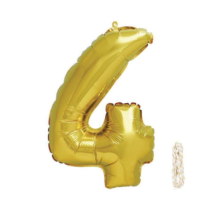 34" Number 4 Foil Balloon - Spritz&