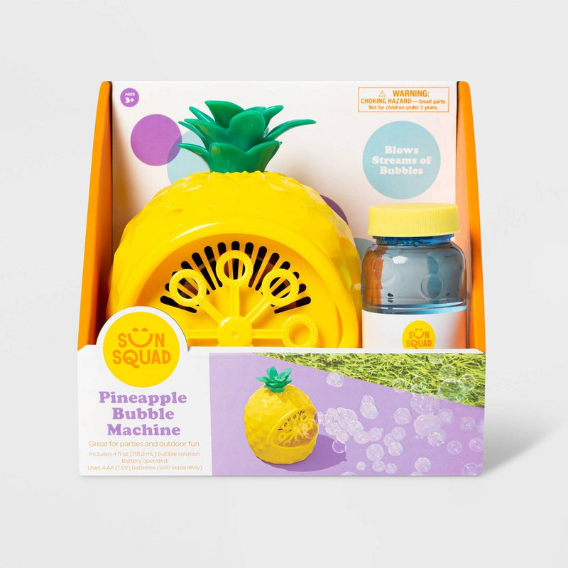 Pineapple Bubble Machine - Sun Squad&