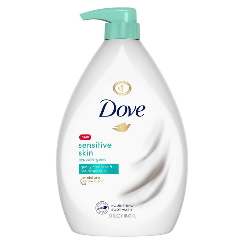 Dove Sensitive Skin Sulfate-Free Body Wash - 34 fl oz