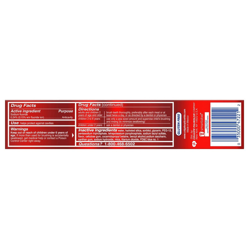 Colgate Optic White Stain Fighter Teeth Whitening Toothpaste - Fresh Mint Gel - 6oz