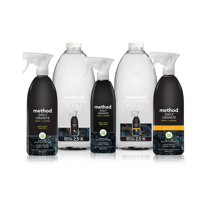 Method Cleaning Products Daily Granite Mandarin Orange Spray Bottle 28 fl oz