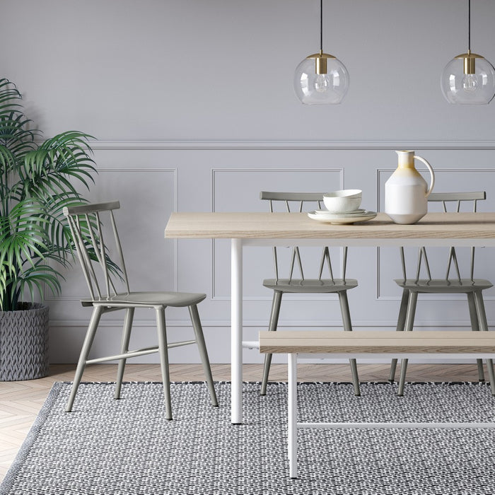 Becket Metal X Back Dining Chair Gray - Project 62& (LOCAL PICKUP ONLY)