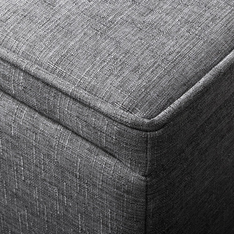 Double Storage Ottoman Dark Gray - Room Essentials& (LOCAL PICKUP ONLY)