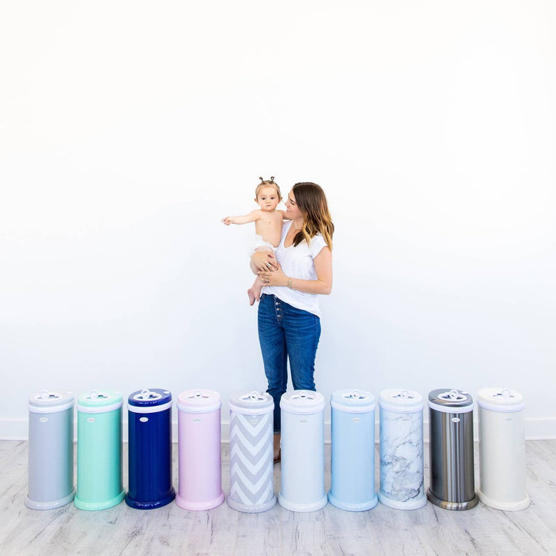 Ubbi Steel Diaper Pail - White (LOCAL PICKUP ONLY)