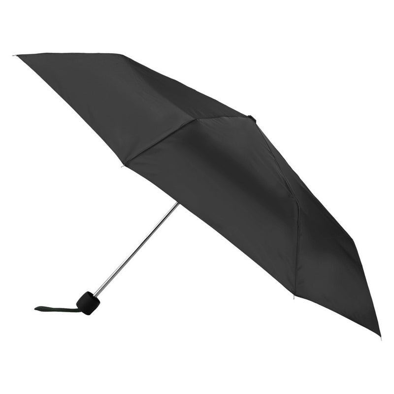 Totes Manual With Neverwet Compact Umbrella - Black