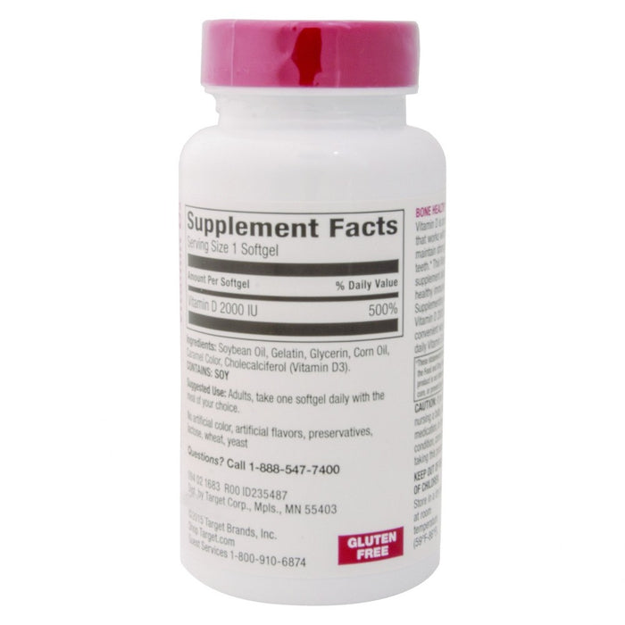 Vitamin D Dietary Supplement Softgels - 100ct - Up&Up&