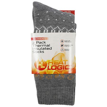 Heat Logic Thermal Insulated Socks - 2.0 pr