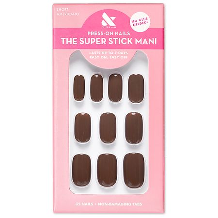 Olive & June Press On Tabs Squoval Short - 1.0 set