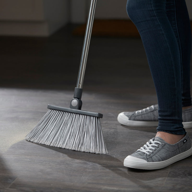 Rotating Head Floor Broom with Clip-on Dust Pan - Made By Design& (LOCAL PICKUP ONLY)