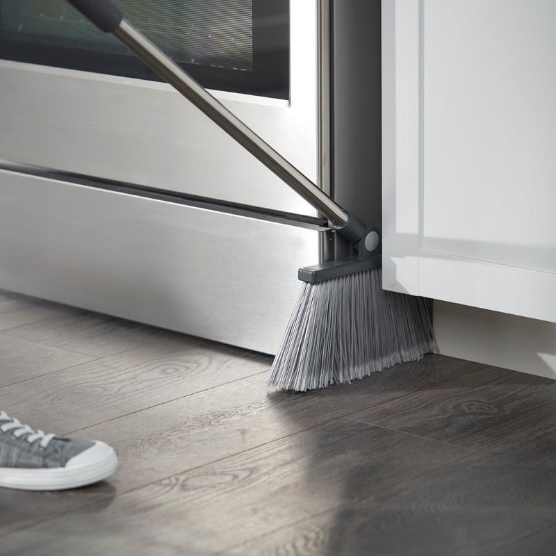 Rotating Head Floor Broom with Clip-on Dust Pan - Made By Design& (LOCAL PICKUP ONLY)