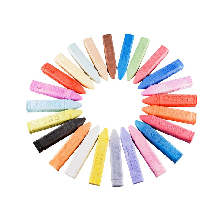 Crayola 24ct Washable Sidewalk Chalk - Bold Colors