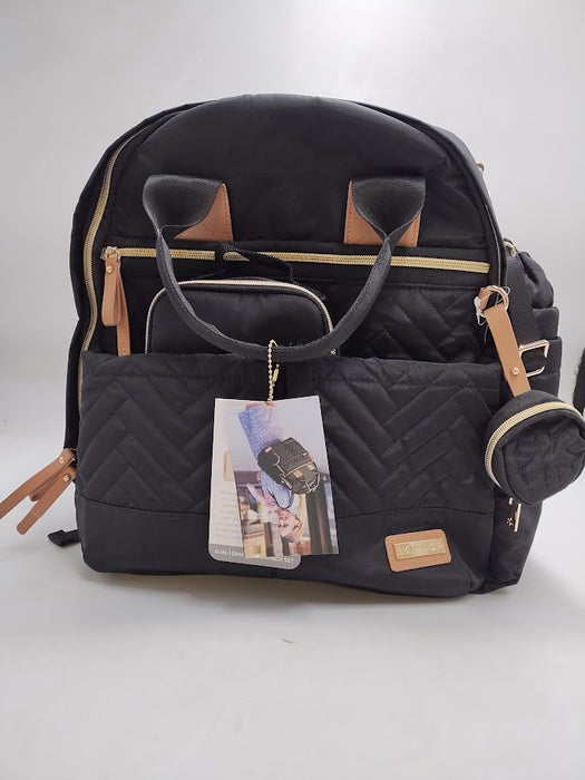 Skip Hop Suite Diaper Backpack Set 6pc - Black