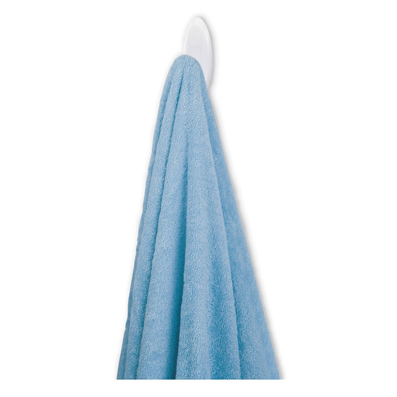 Command 1 Large Strip And Larged Sized Towel Hook with Water Resistant Strips Frosted